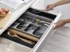 Joseph Joseph DRAWER Organizer na Sztućće - Wkład do Szuflady Rozsuwany / Szary